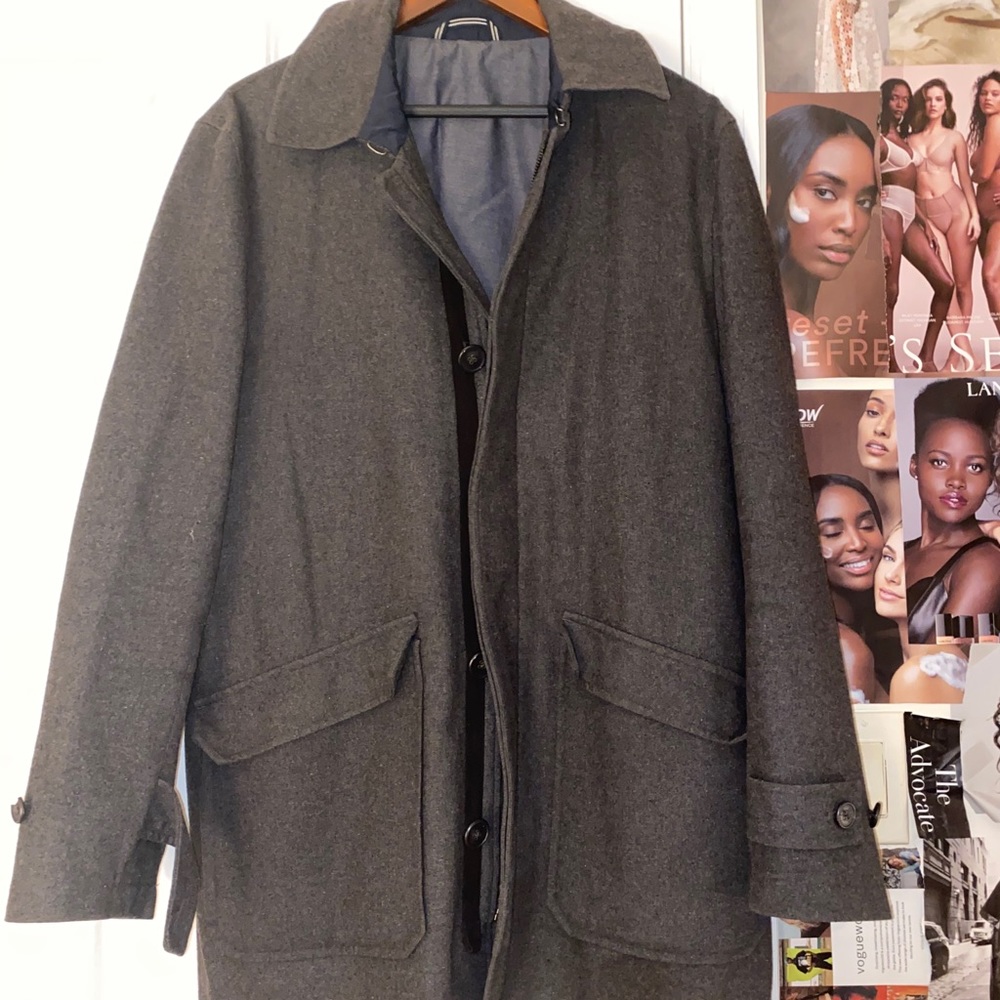 Men’s Grey Wool  Nautica Jacket